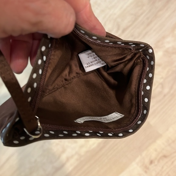 Henri Bendel for Bath and Body Works, Brown Satin Wristlet - Picture 4 of 11